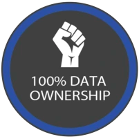 100％のデータ所有権